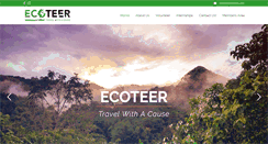 Desktop Screenshot of ecoteerresponsibletravel.com